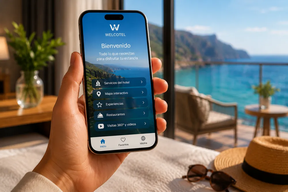 Guía Welcotel enlazada desde los correos del hotel